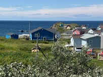 View from the deck out to the Atlantic