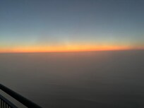 The view from the unit at sunrise.