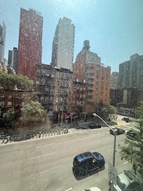 View from the window - it had rained the day before