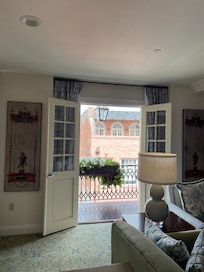 Living space that opens to Balcony