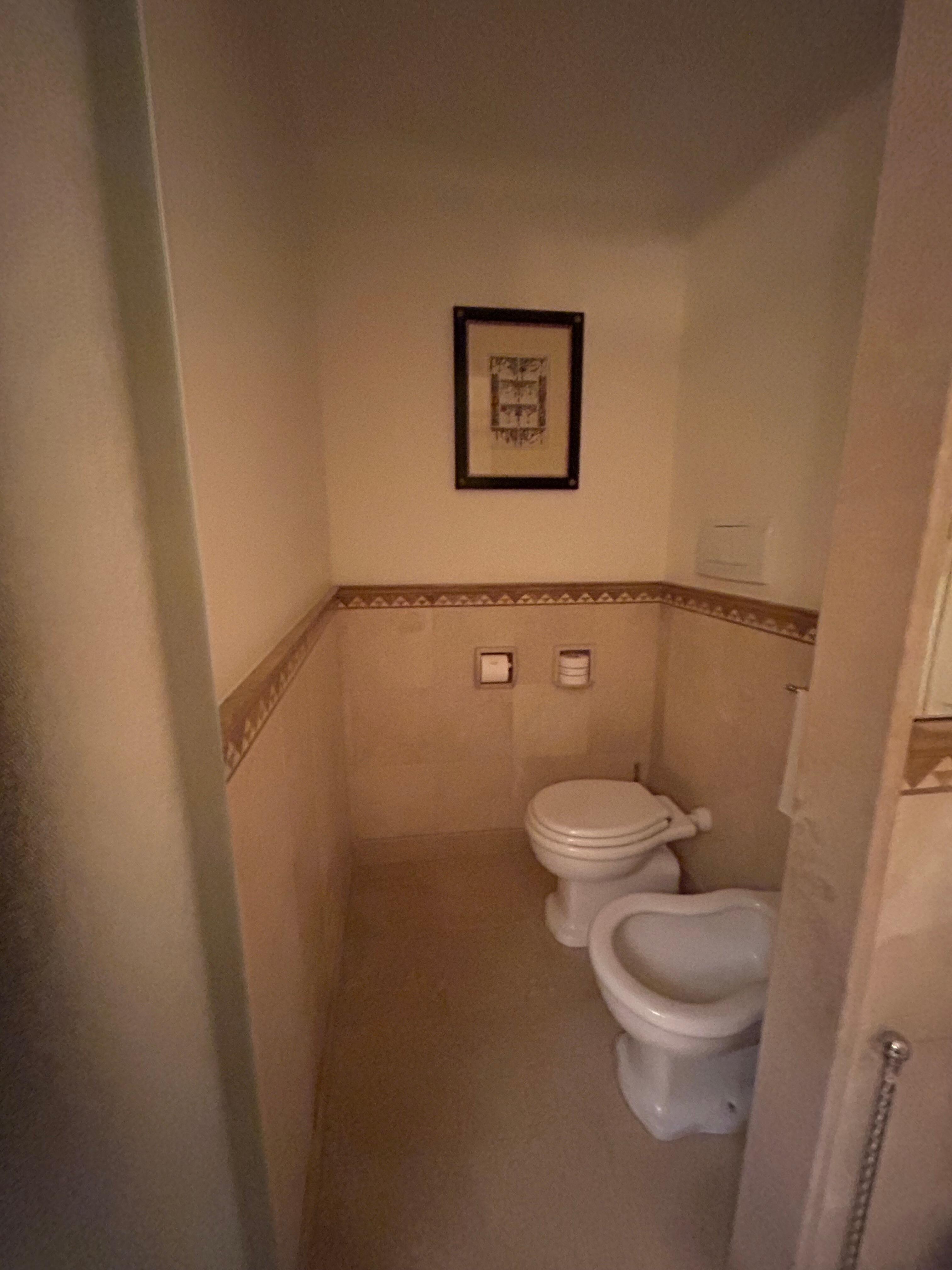 セパレートされたトイレ