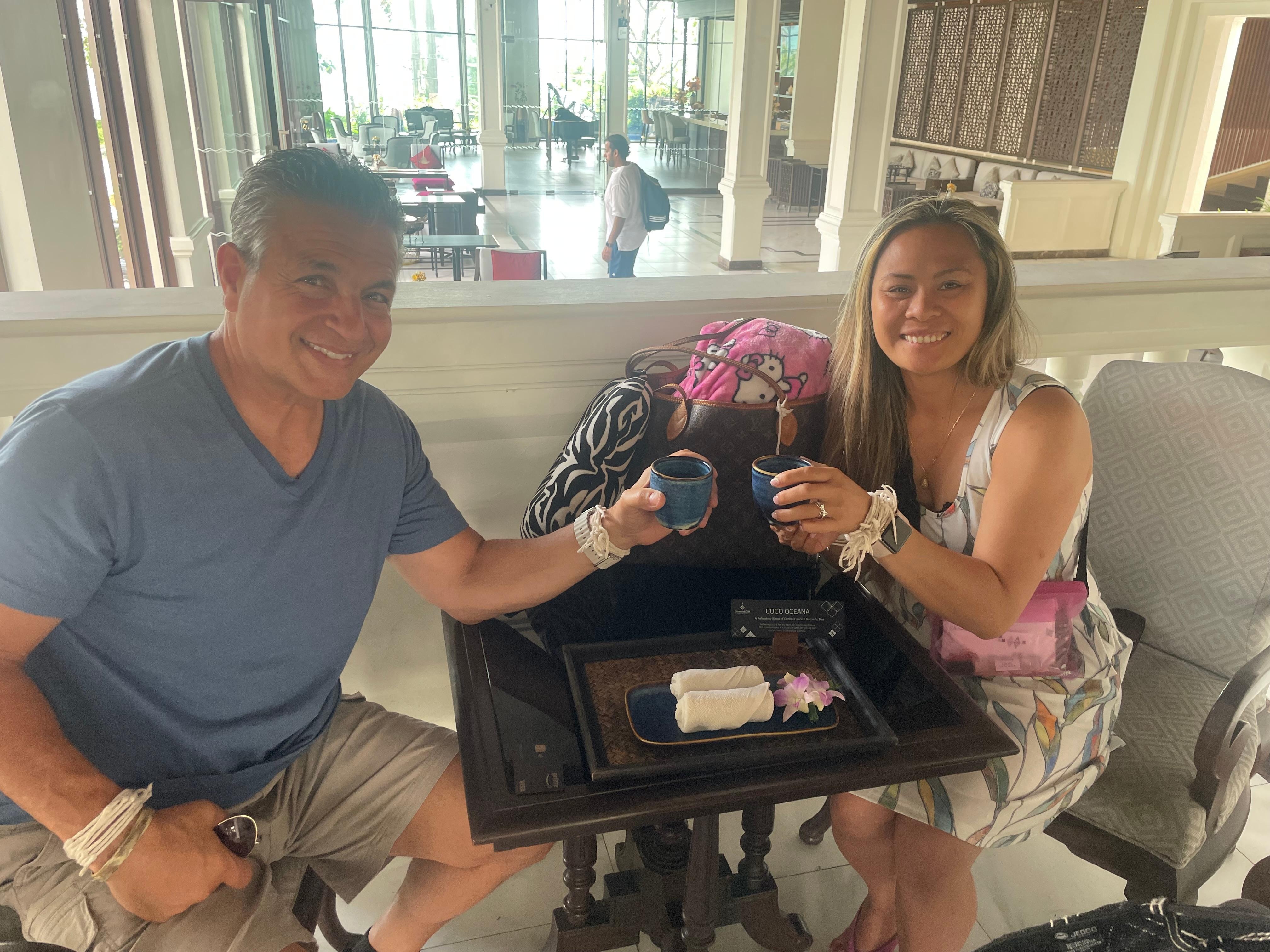 Our welcome drink!