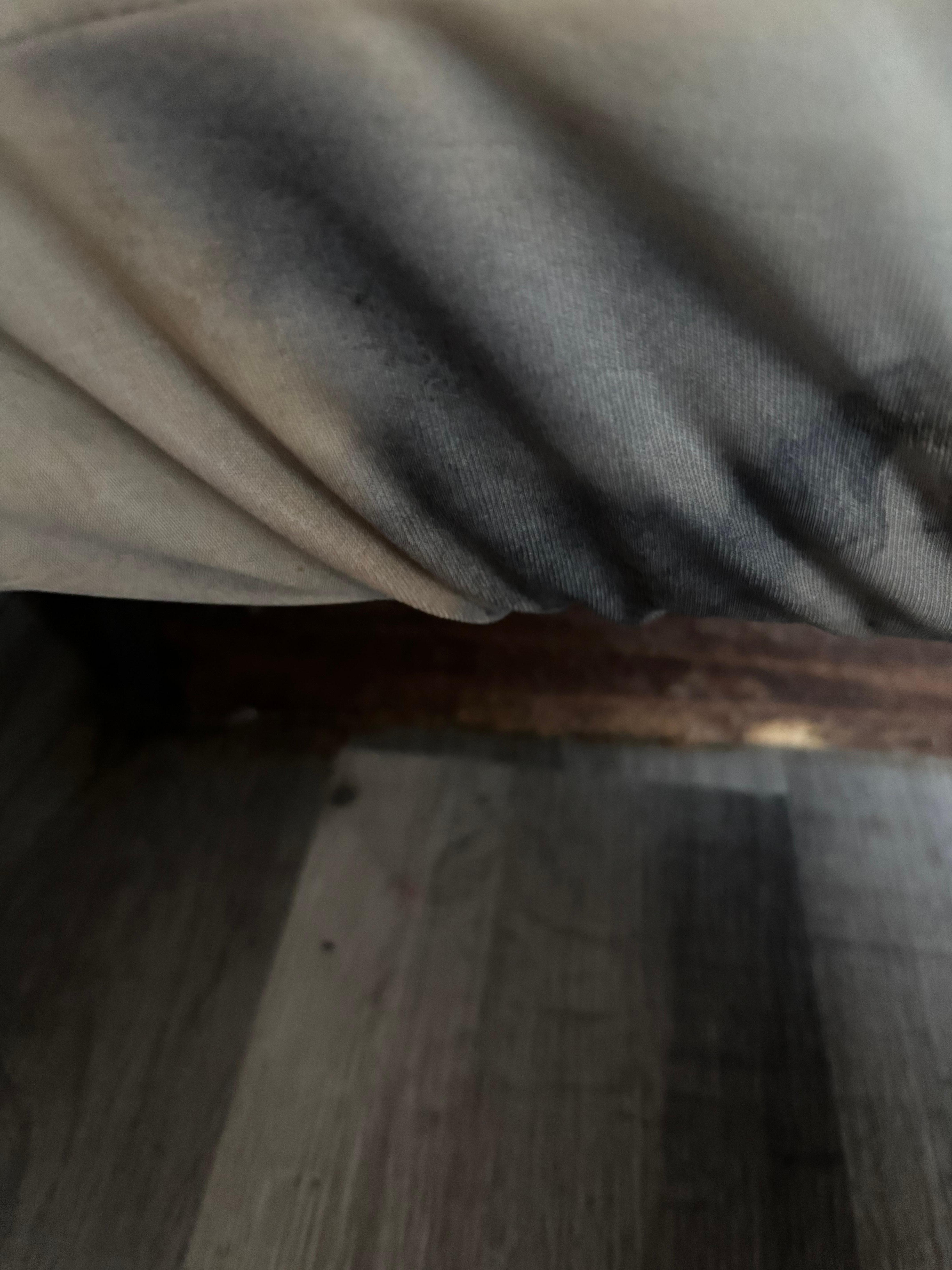 Boxspring cover on the bed