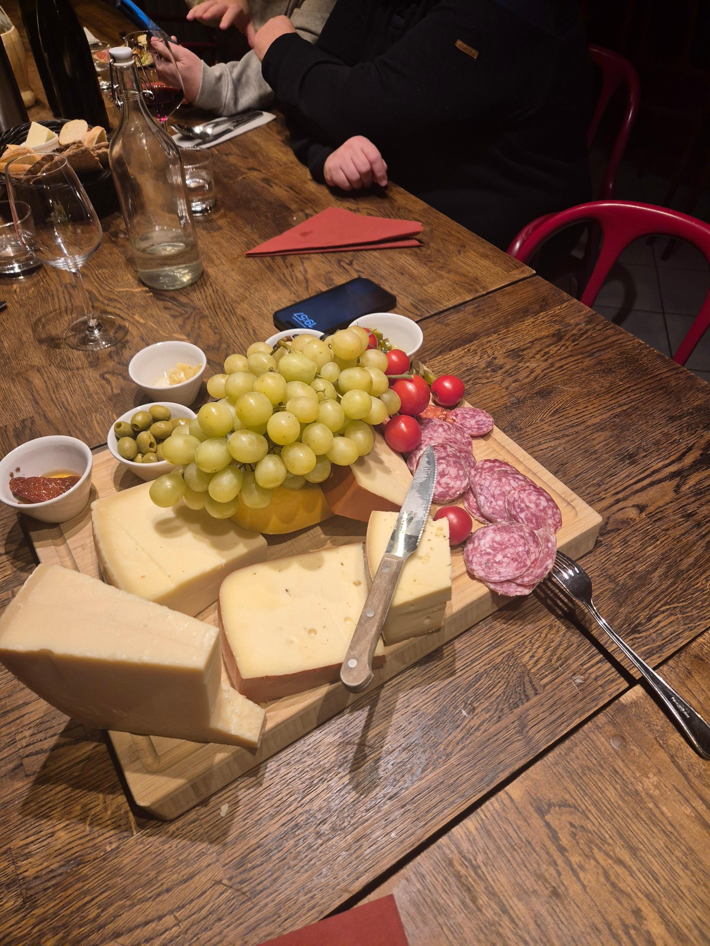 Förrätt till deras mycket prisvärda middag.