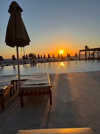 Sun set from our room