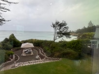 Outside seating area.