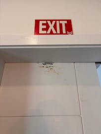 Inexplicable use of barn door closures everywhere that aren't properly on their track.