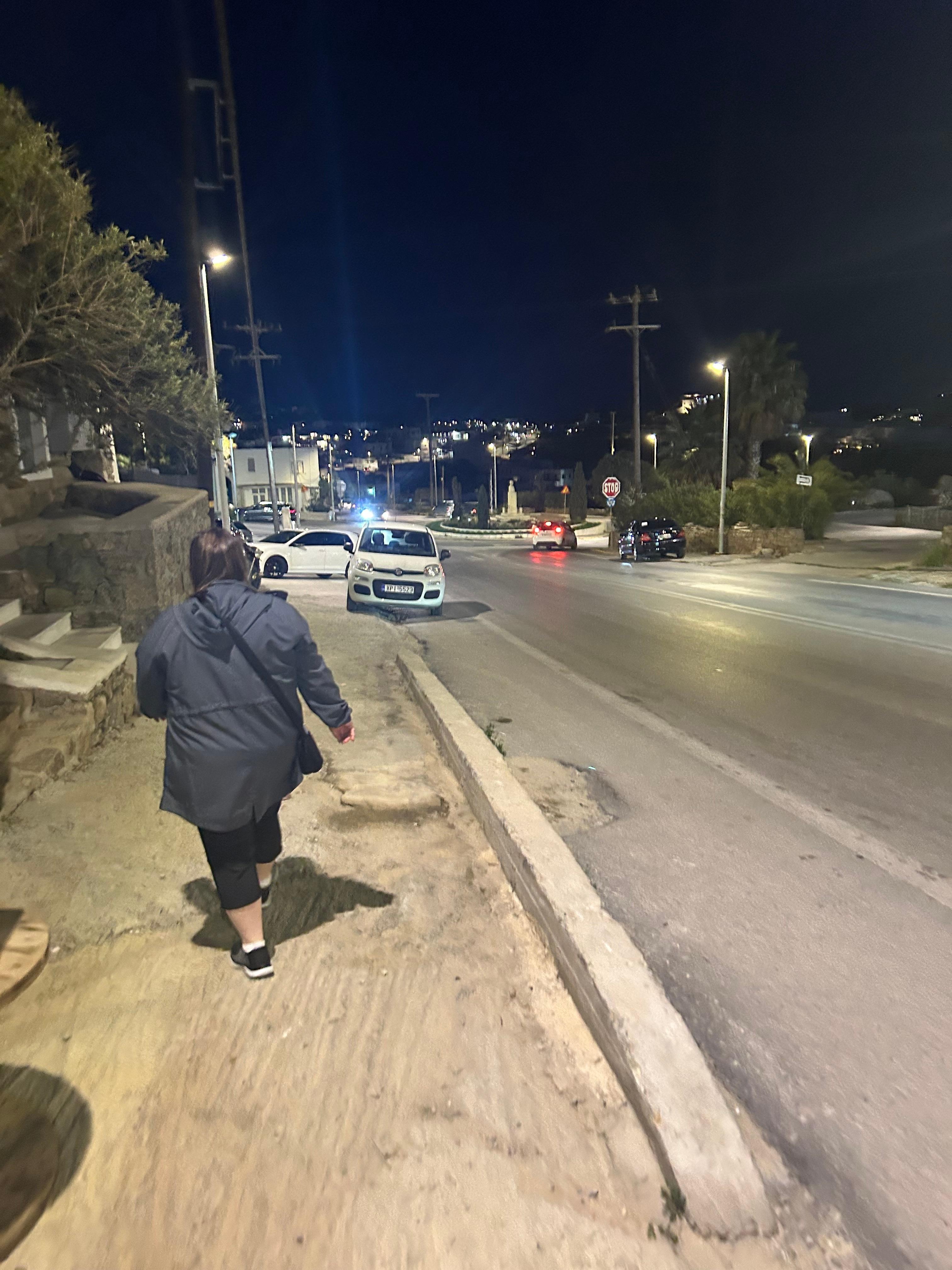 Leaving the hotel heading down to the market.