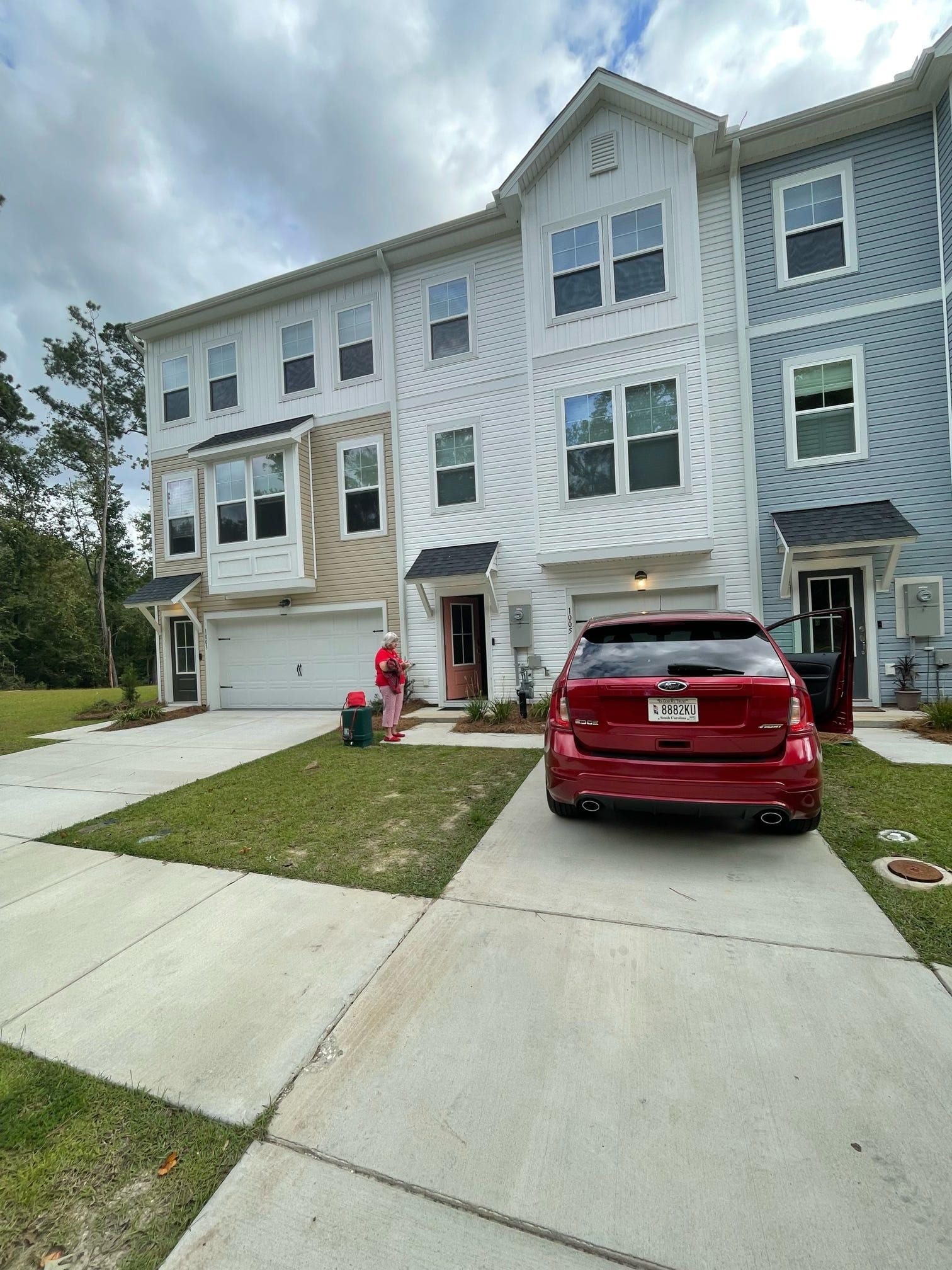 Three stories. Lots of stairs!