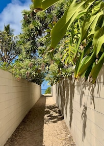 Chemin d’accès à la plage