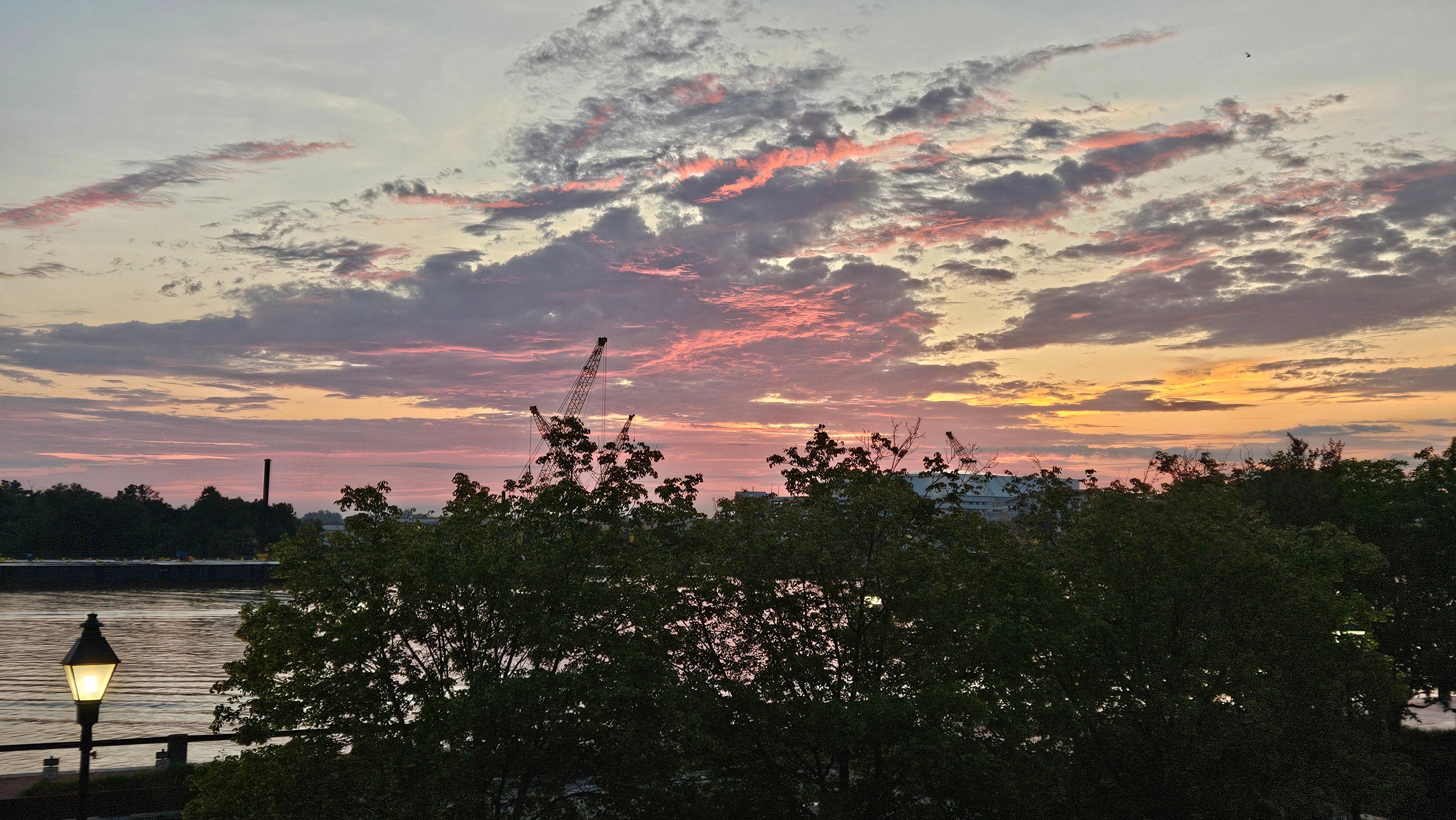 Sunrise from balcony