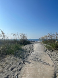 walk path to the beach