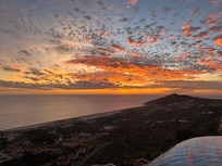 Sunset view from Villa 7