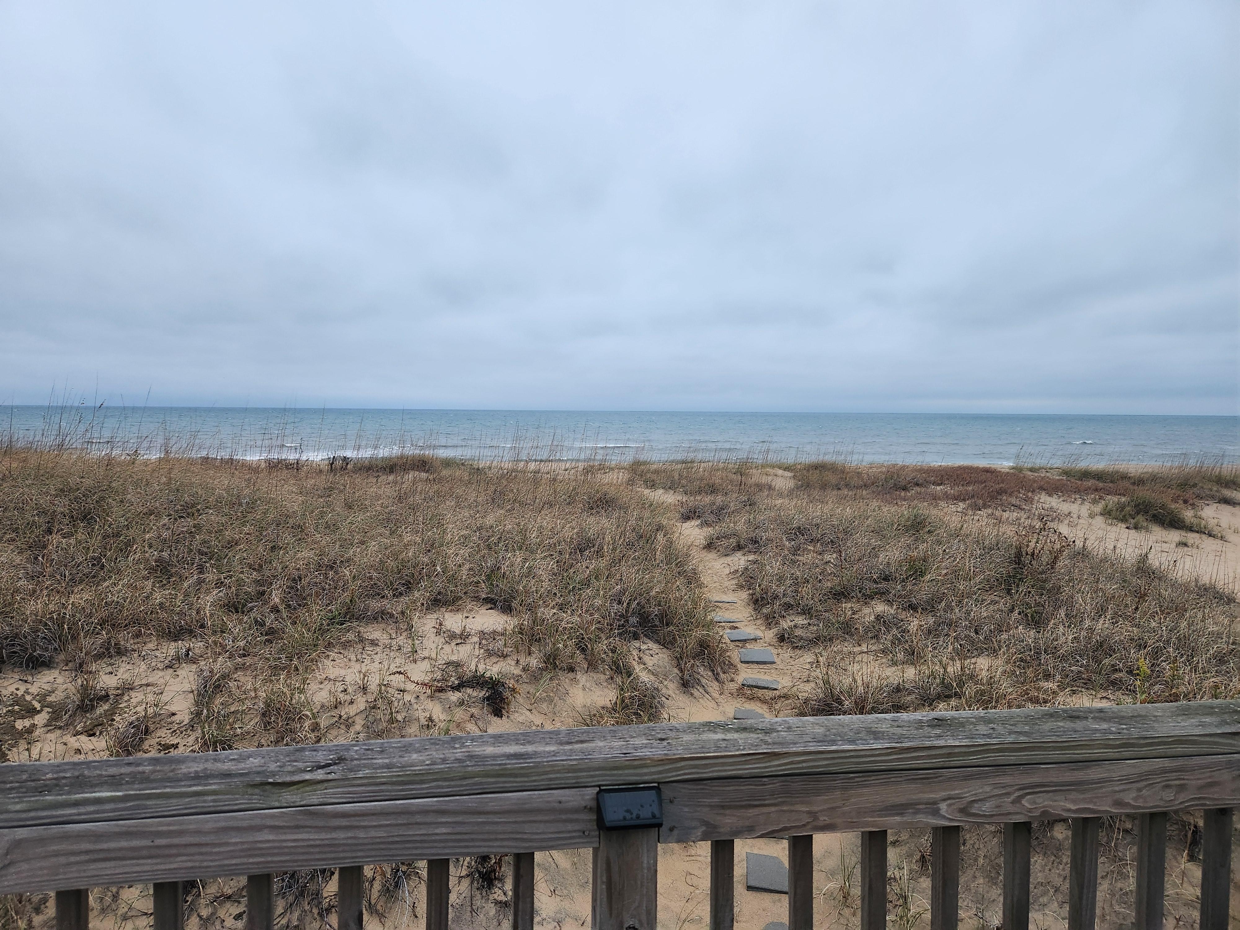 The trail to the beach