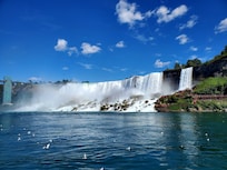 Picture of the falls from the Maid of the Mist.