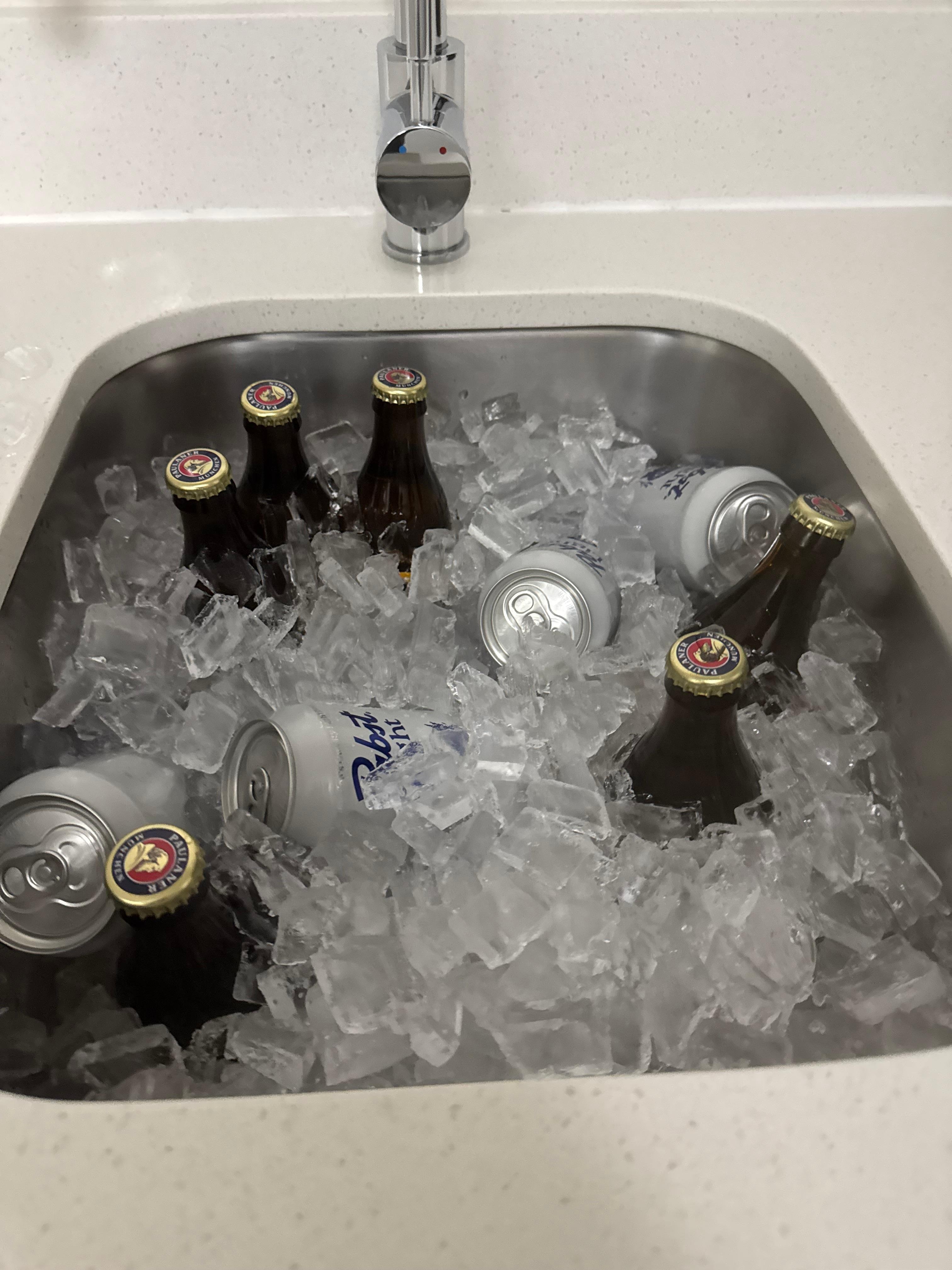 Our room came with a little wet bar