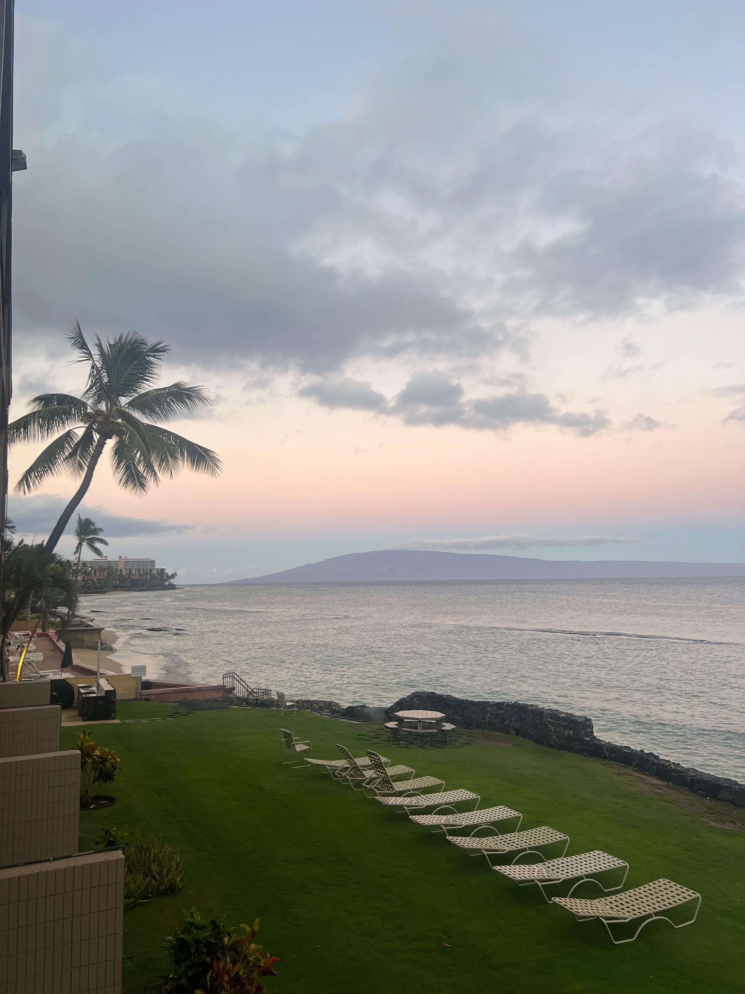 View from the balcony 