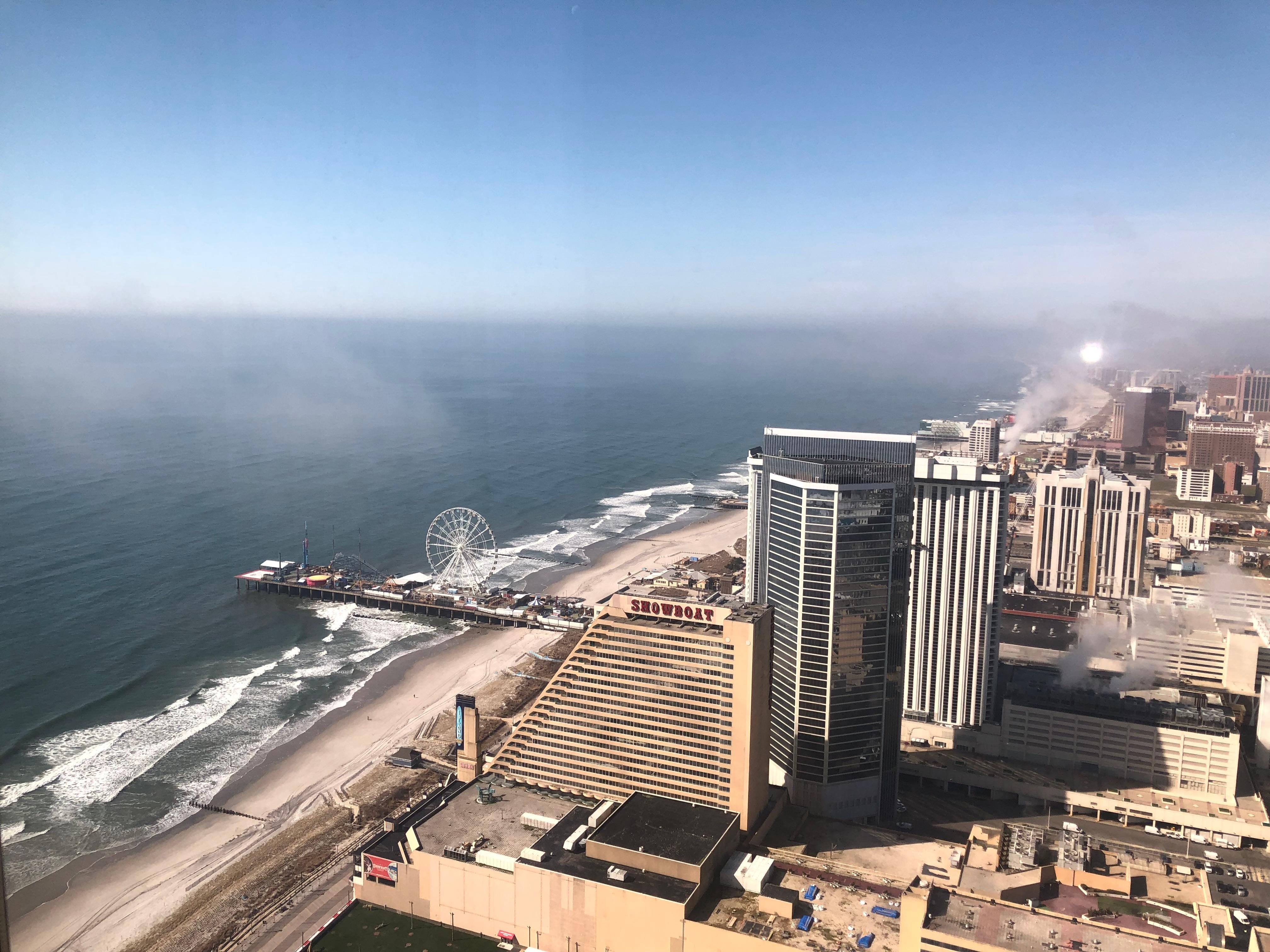 My view from the room. I had. Ire of the beach and the other casinos 