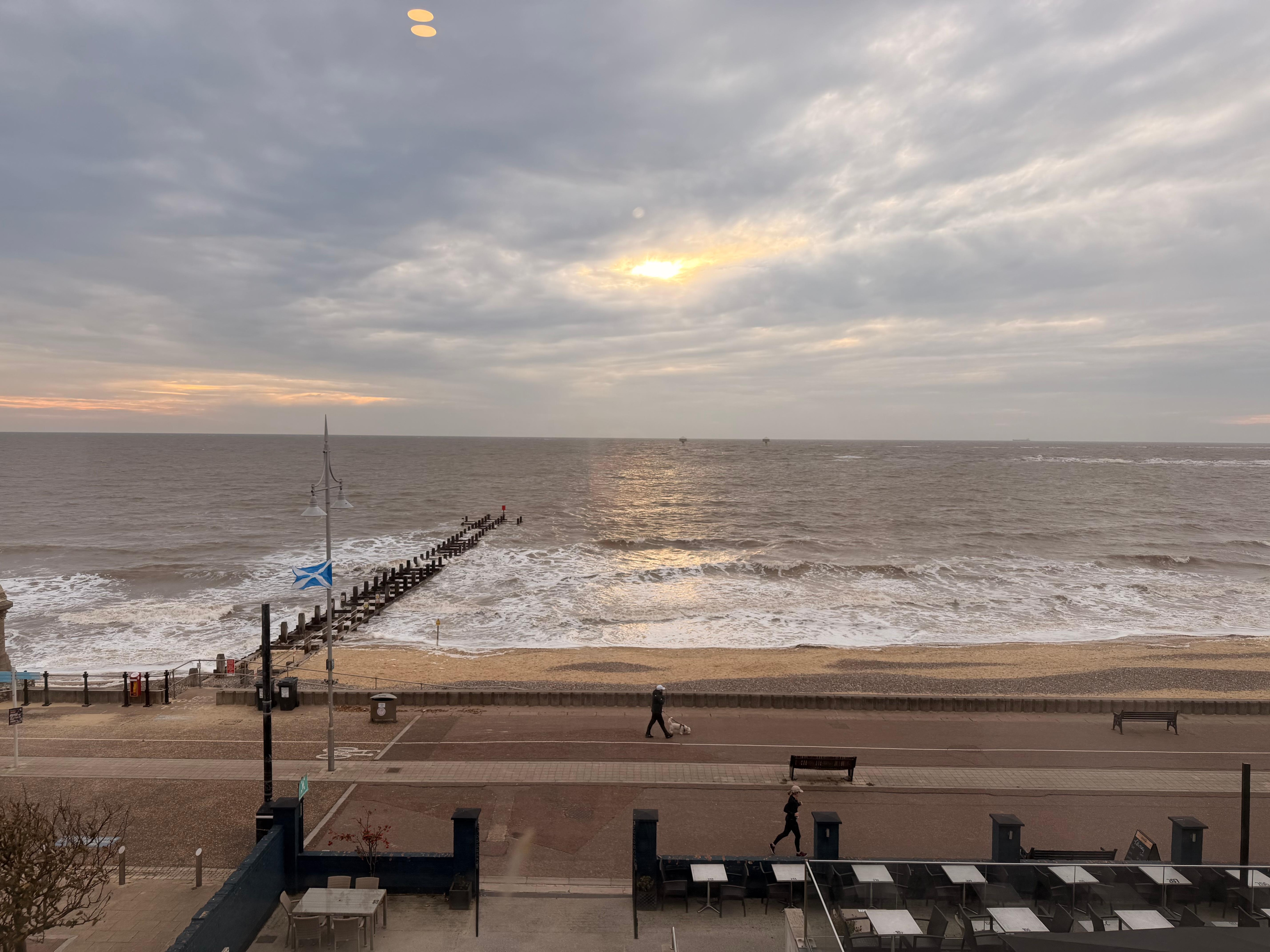 Early morning from the window.