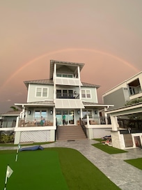 Rainbow on one side
