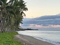 The other direction on the beach.
