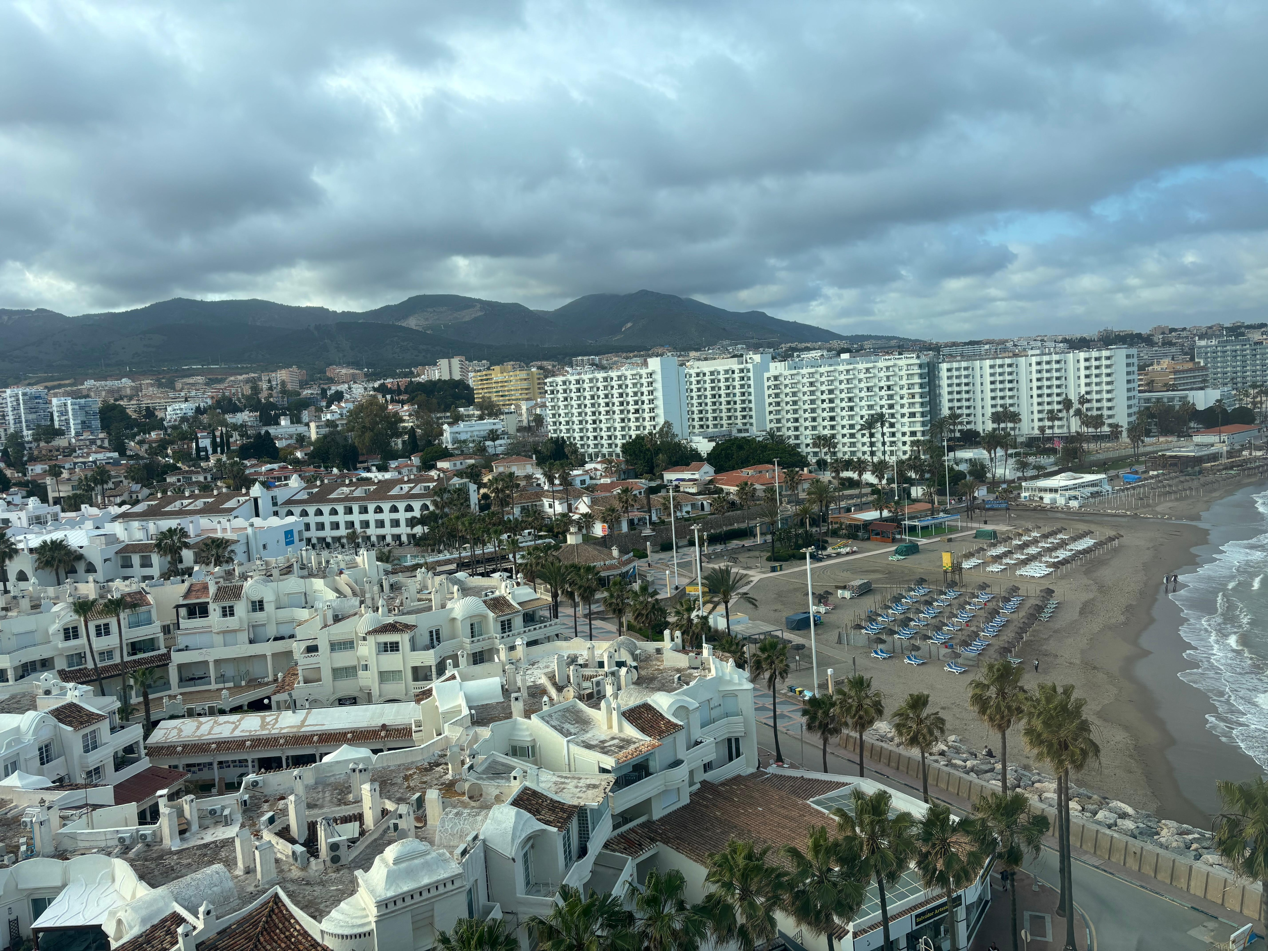 Puerto marina view from big wheel 