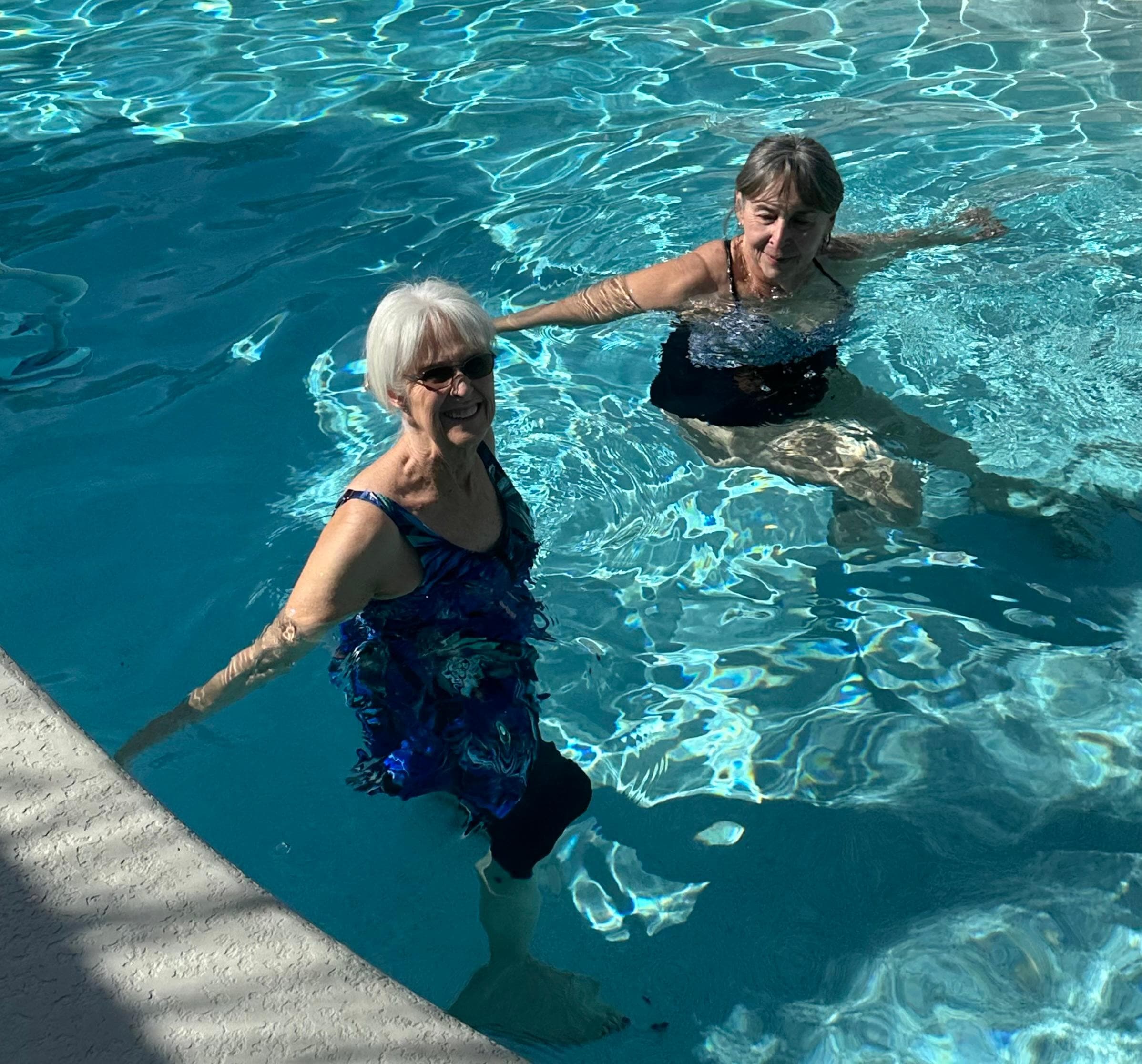 Kathy and sister Carol