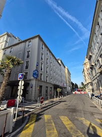 Beach is 1 block away