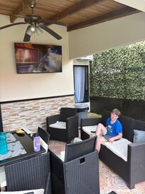 Outdoor living area was amazing