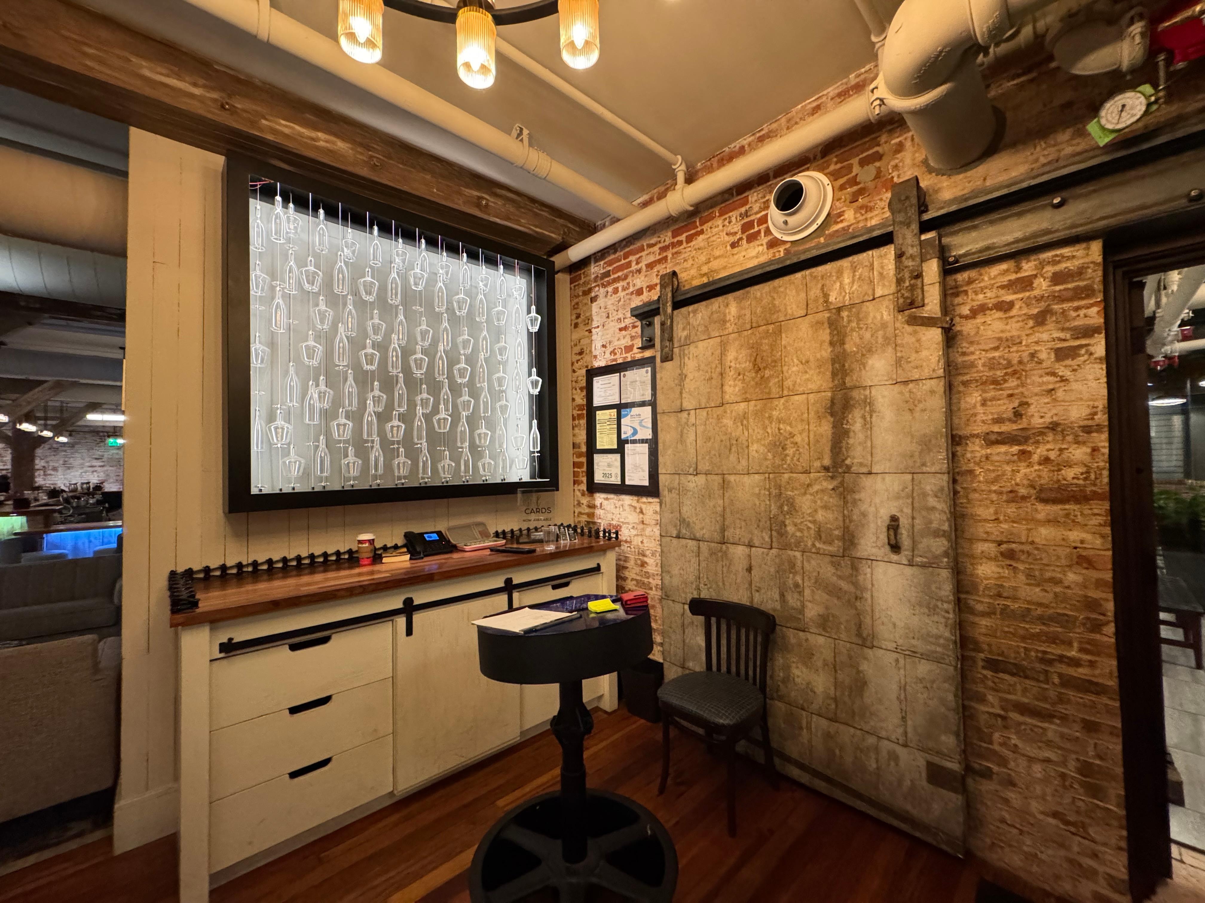 Restaurant host stand