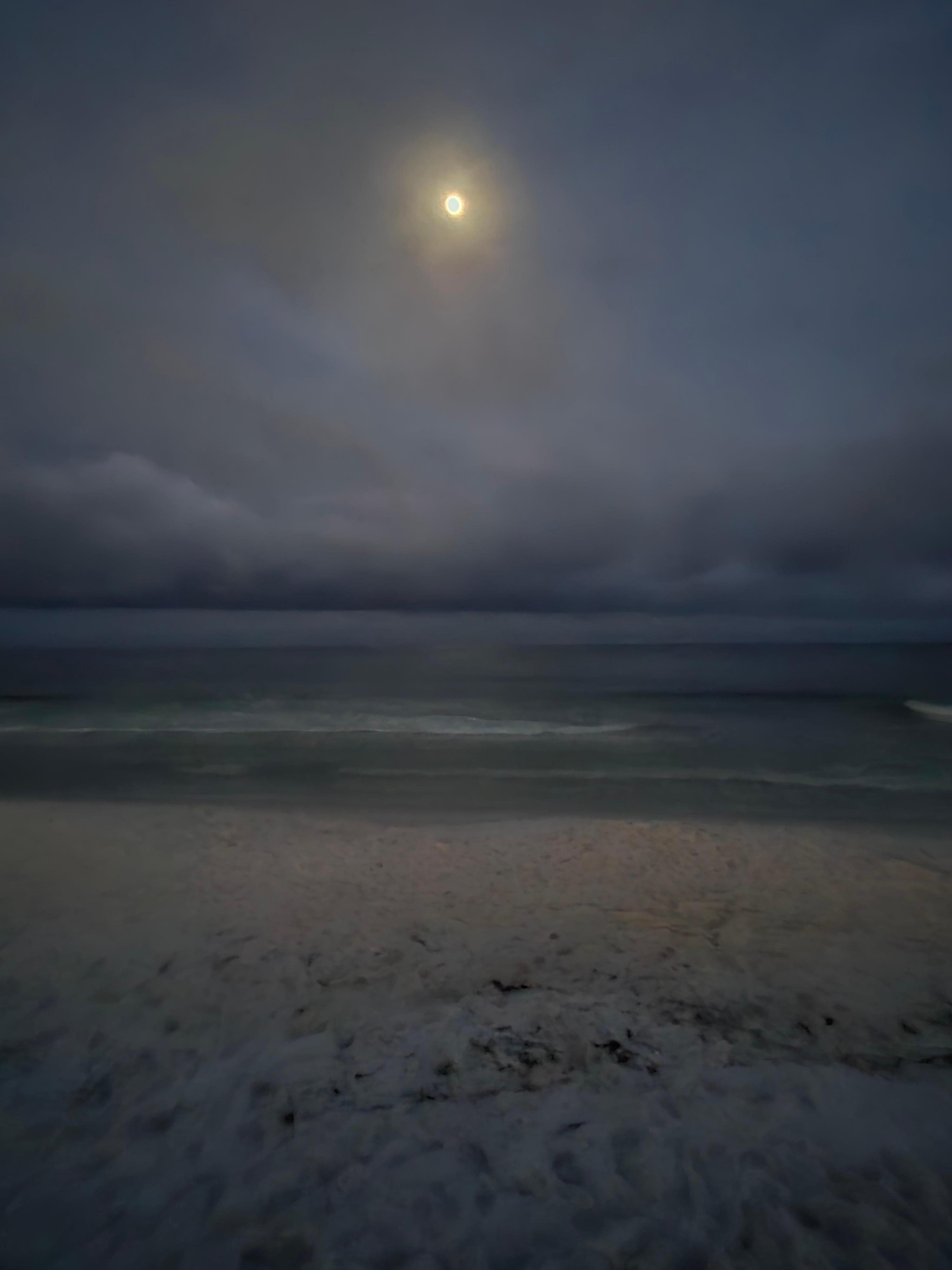 Beach right outside the condo.