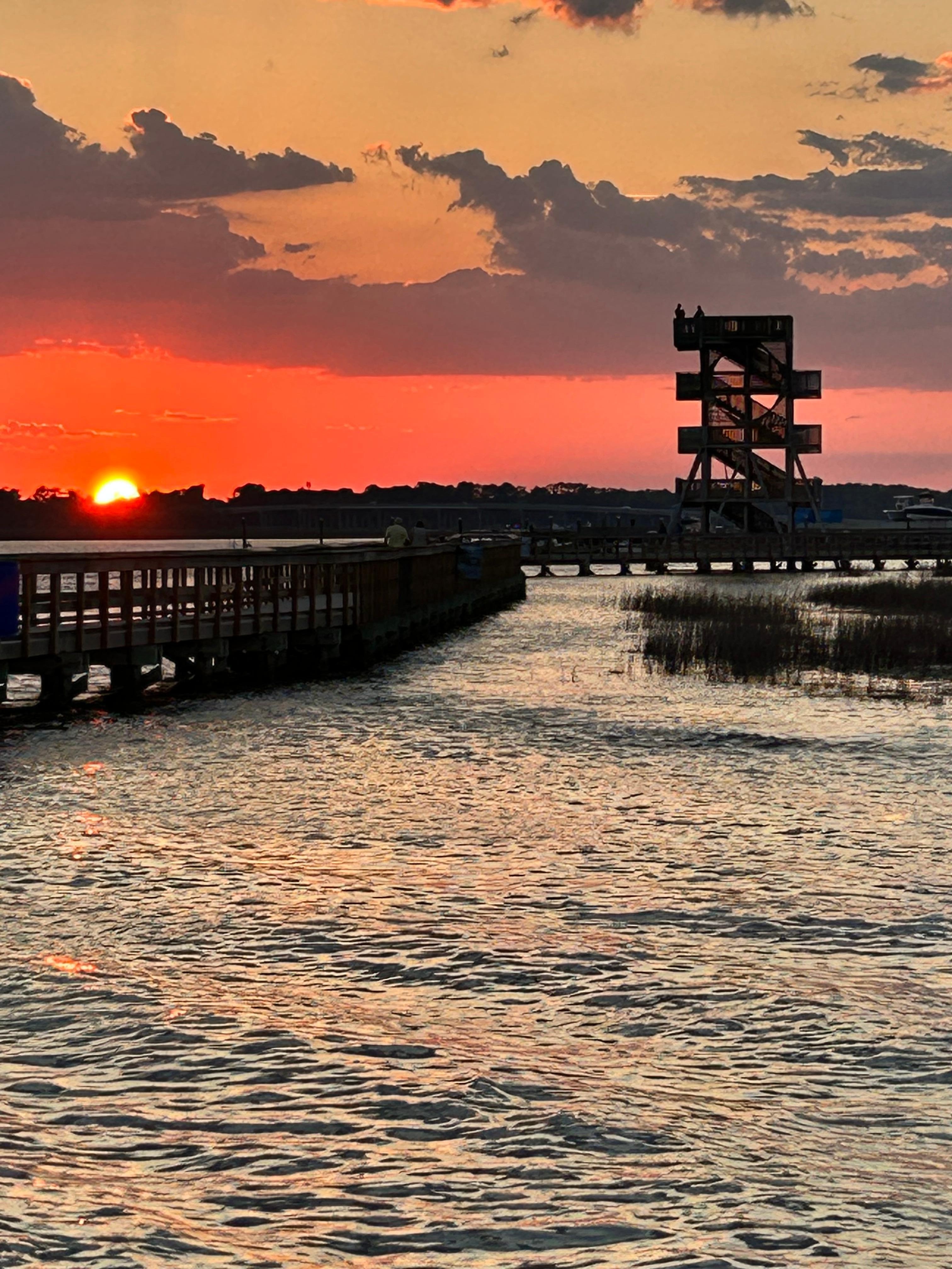 Sunset from the boardwalk