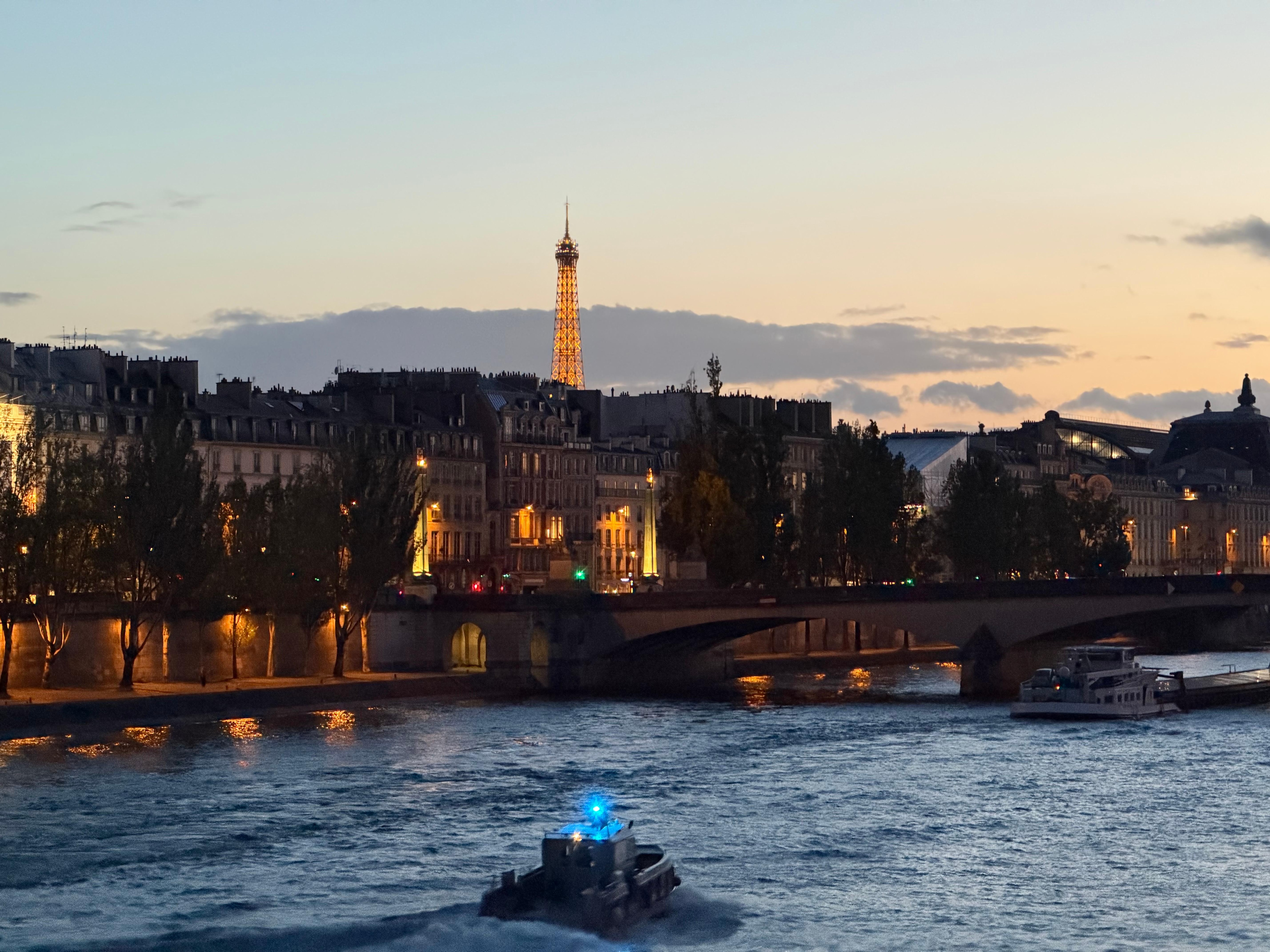 View from the Seine only a 10 minute walk away 
