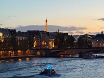 View from the Seine only a 10 minute walk away