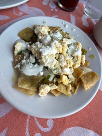 Obsessed with their build your own chilaquiles