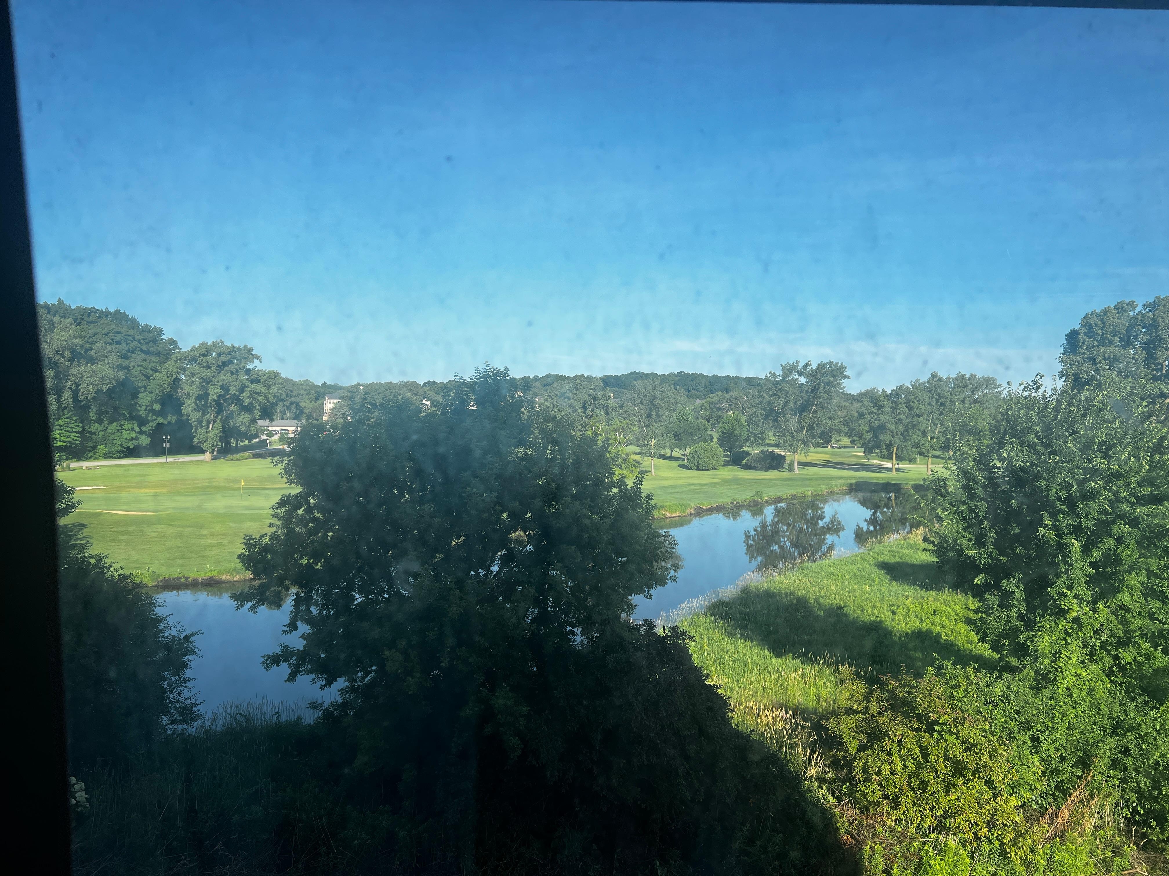The view from my 3rd floor room 