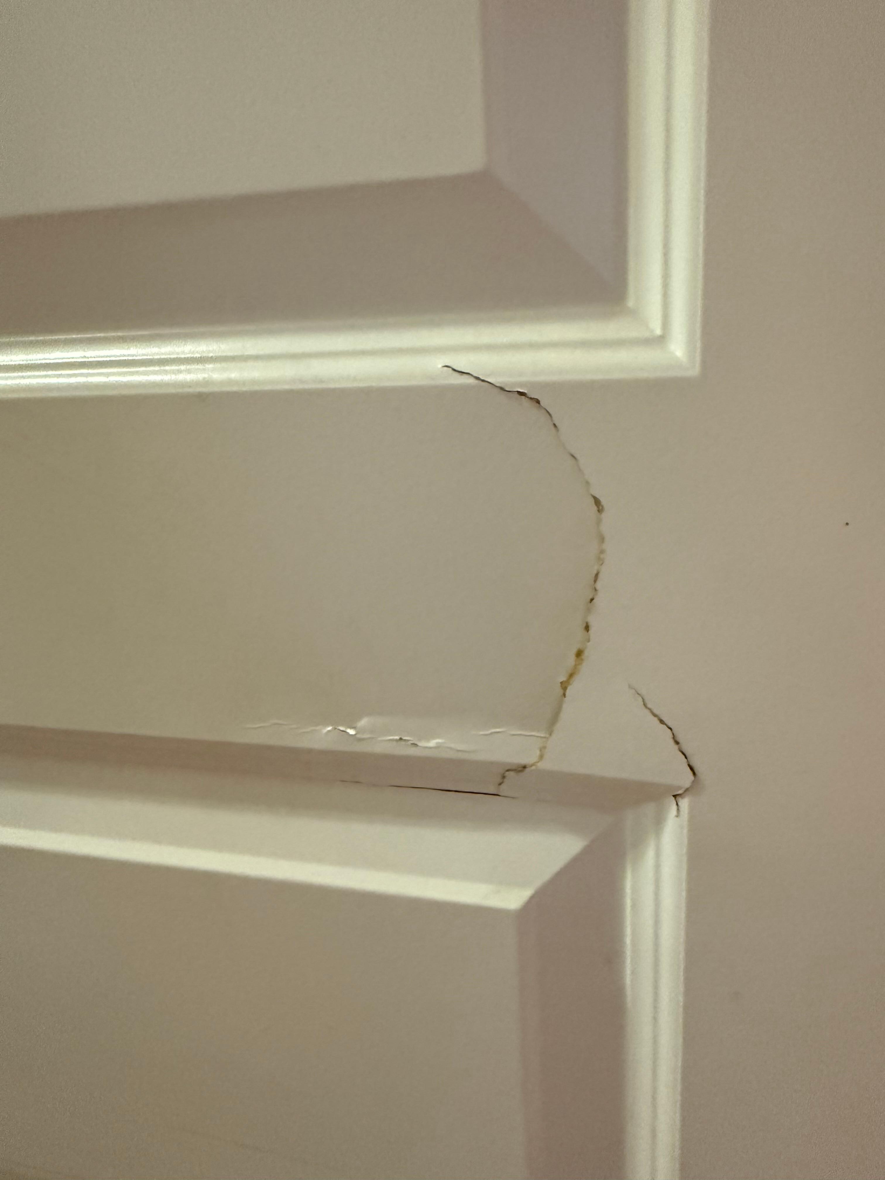 Primary bedroom door 