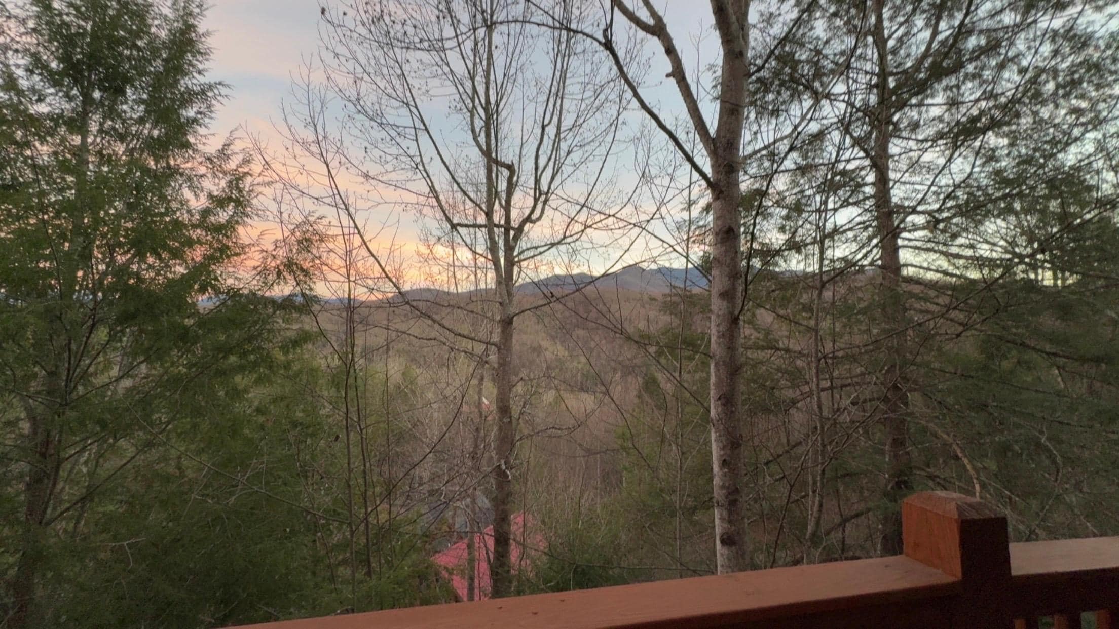 Great views from the balcony!