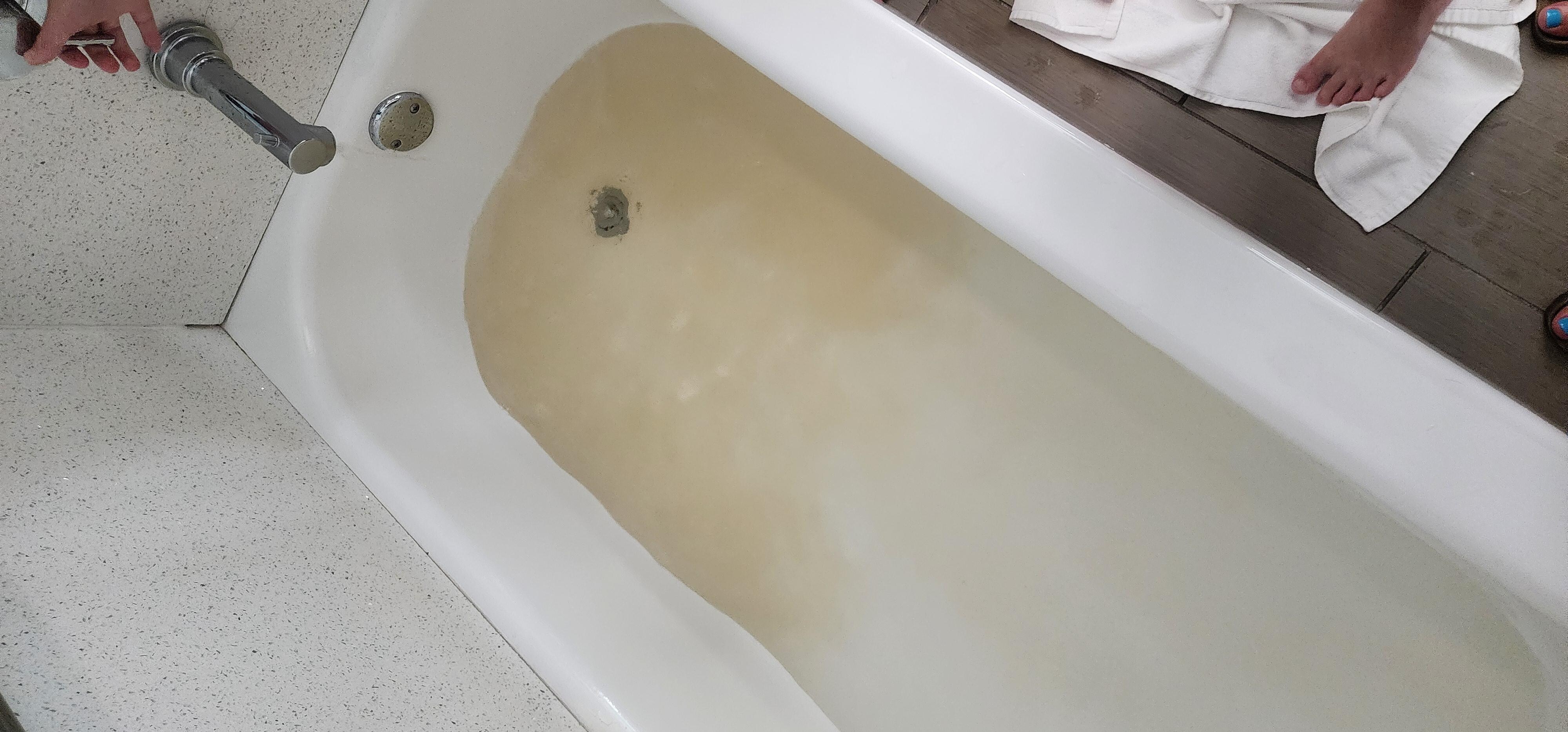 Bath water