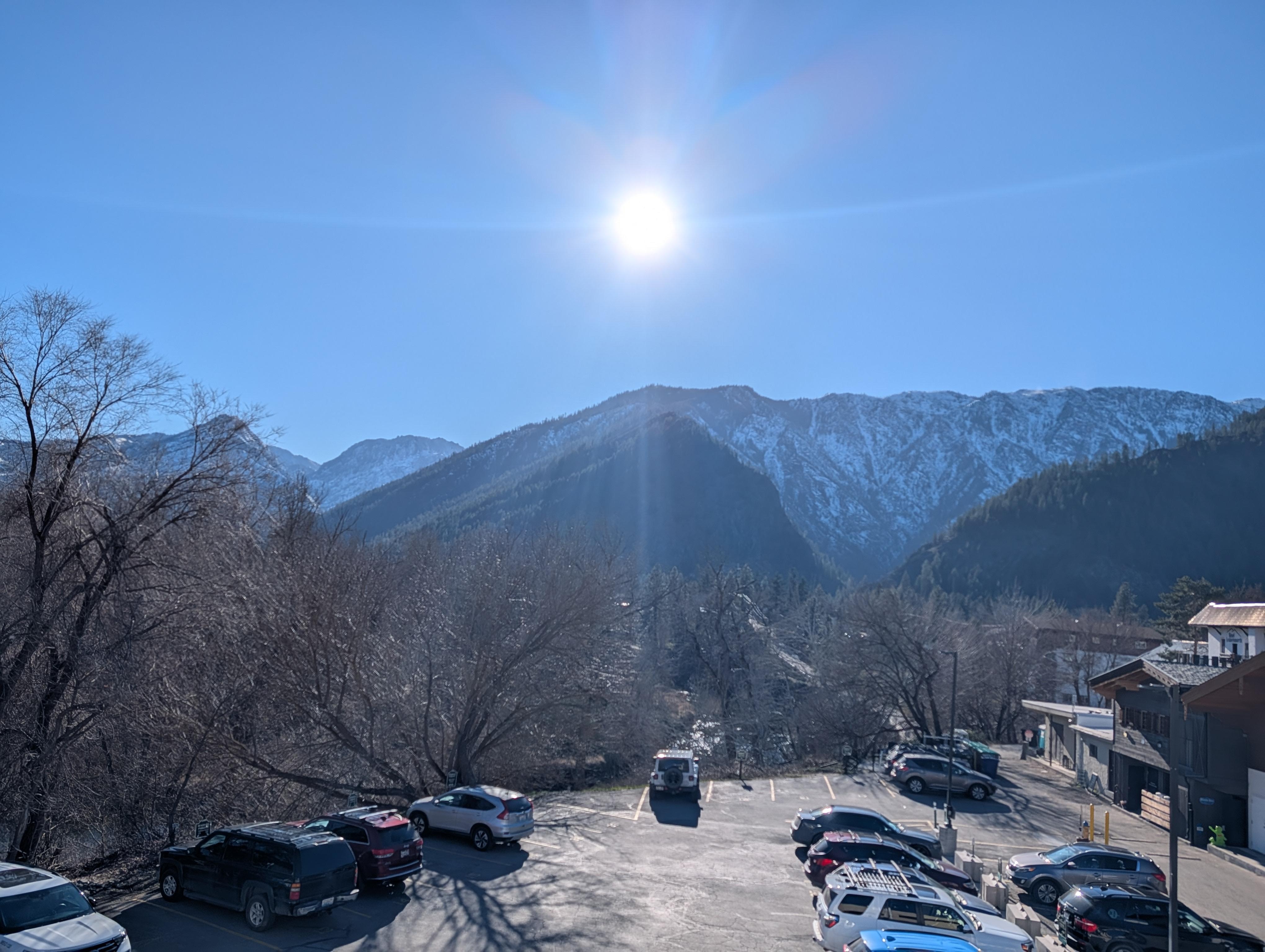 View from the balcony