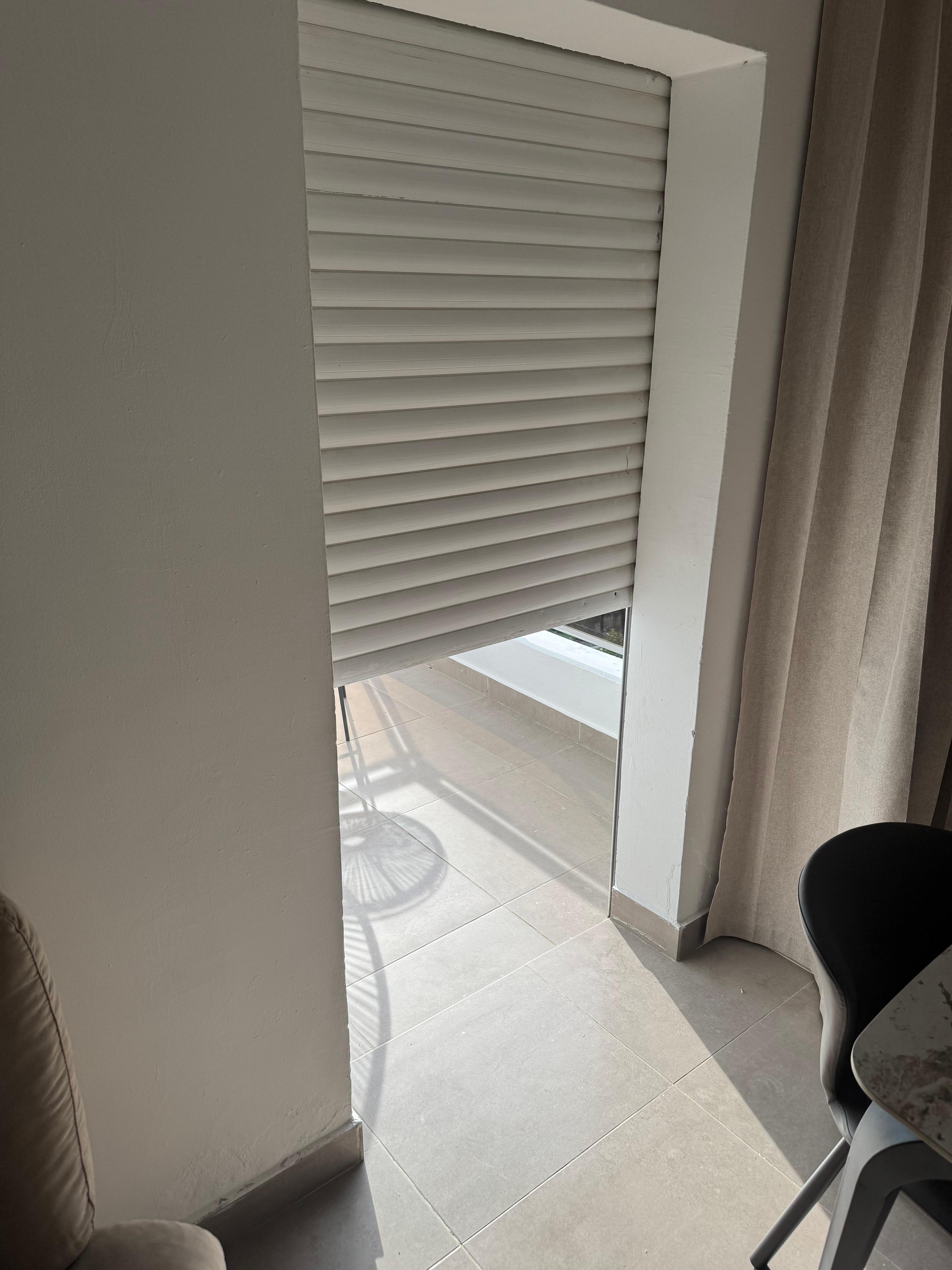 It would also roll up by itself numerous times day and night