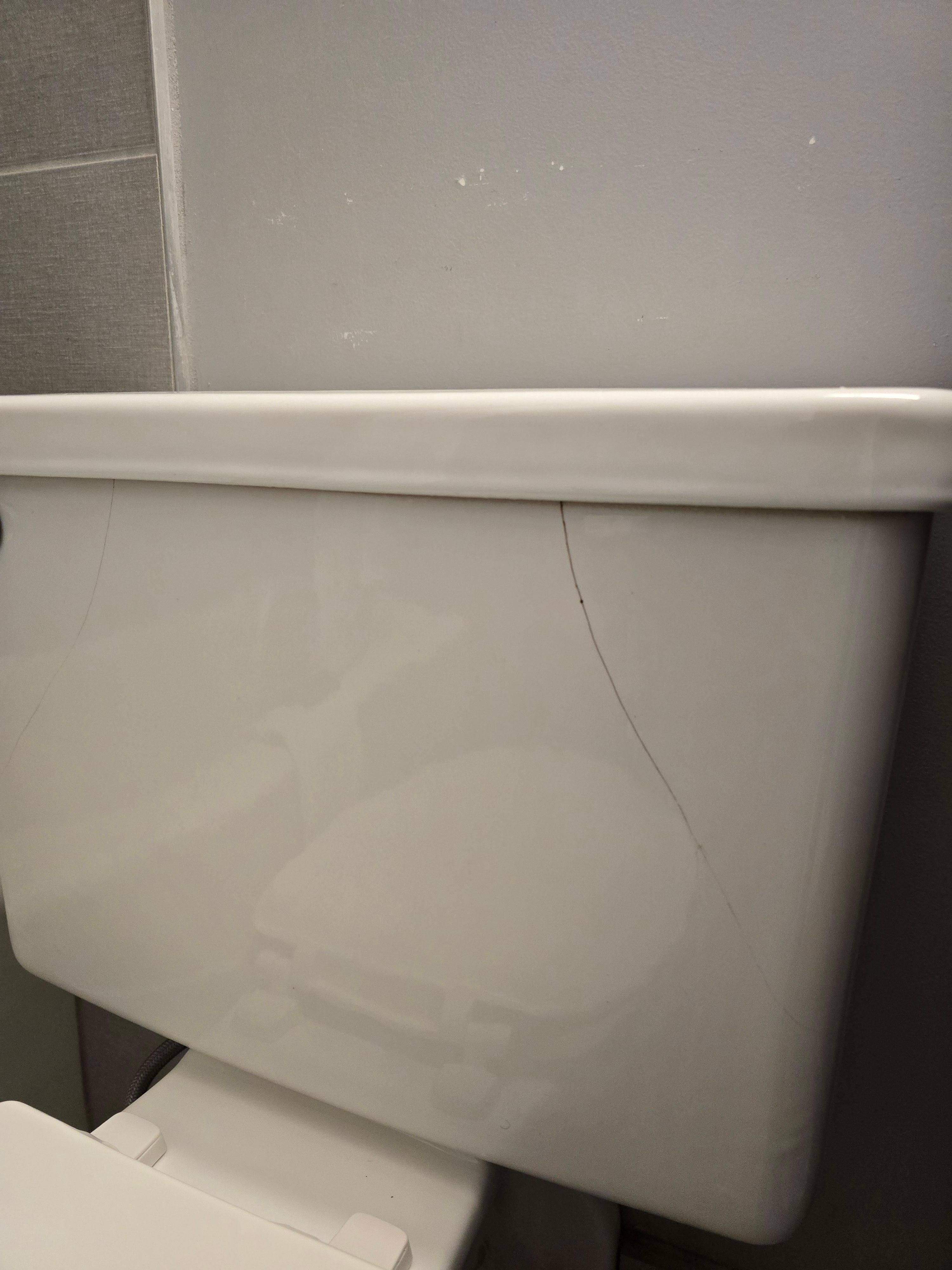Crack In Toilet 