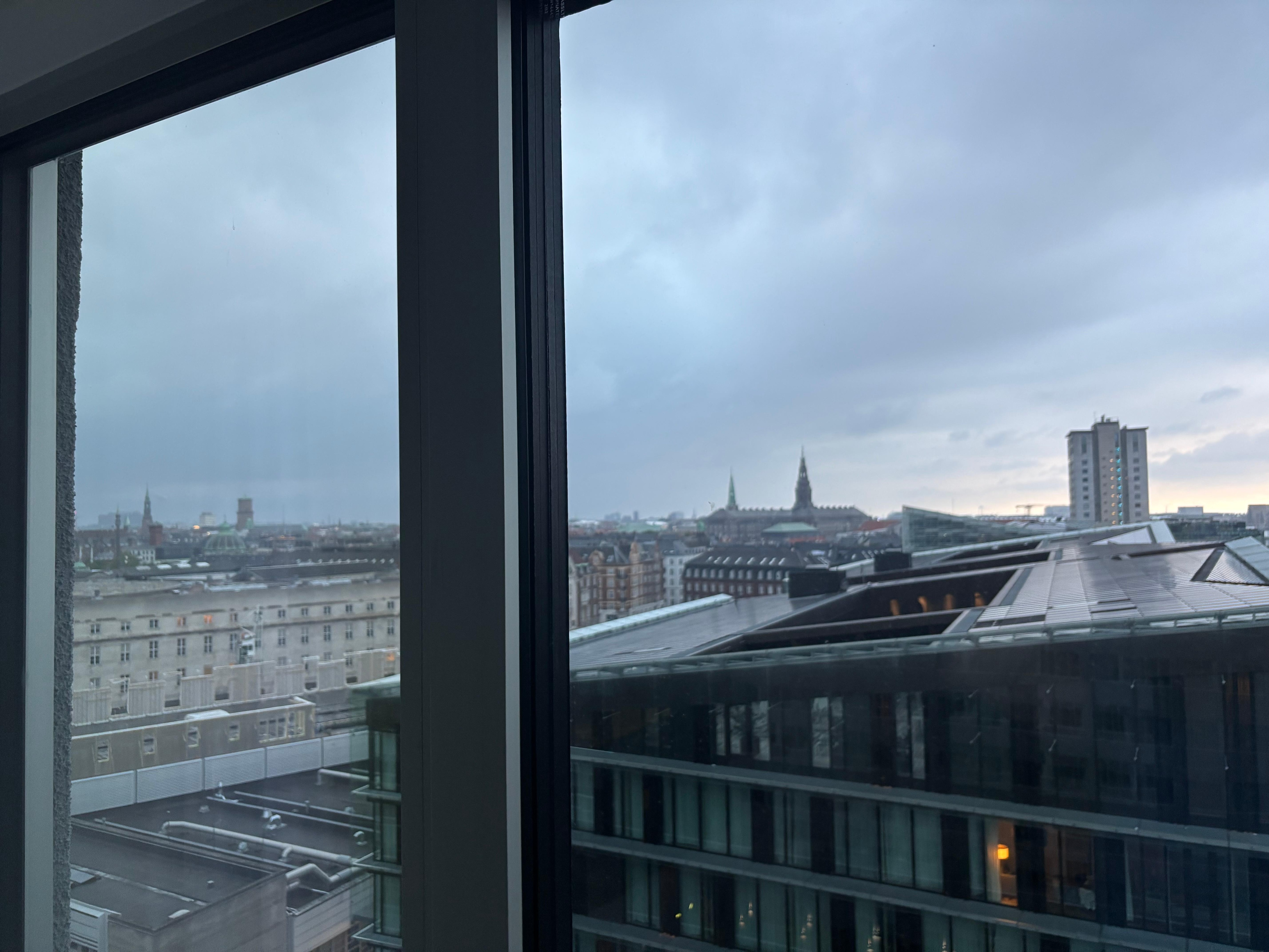 View of the city from the 8th floor