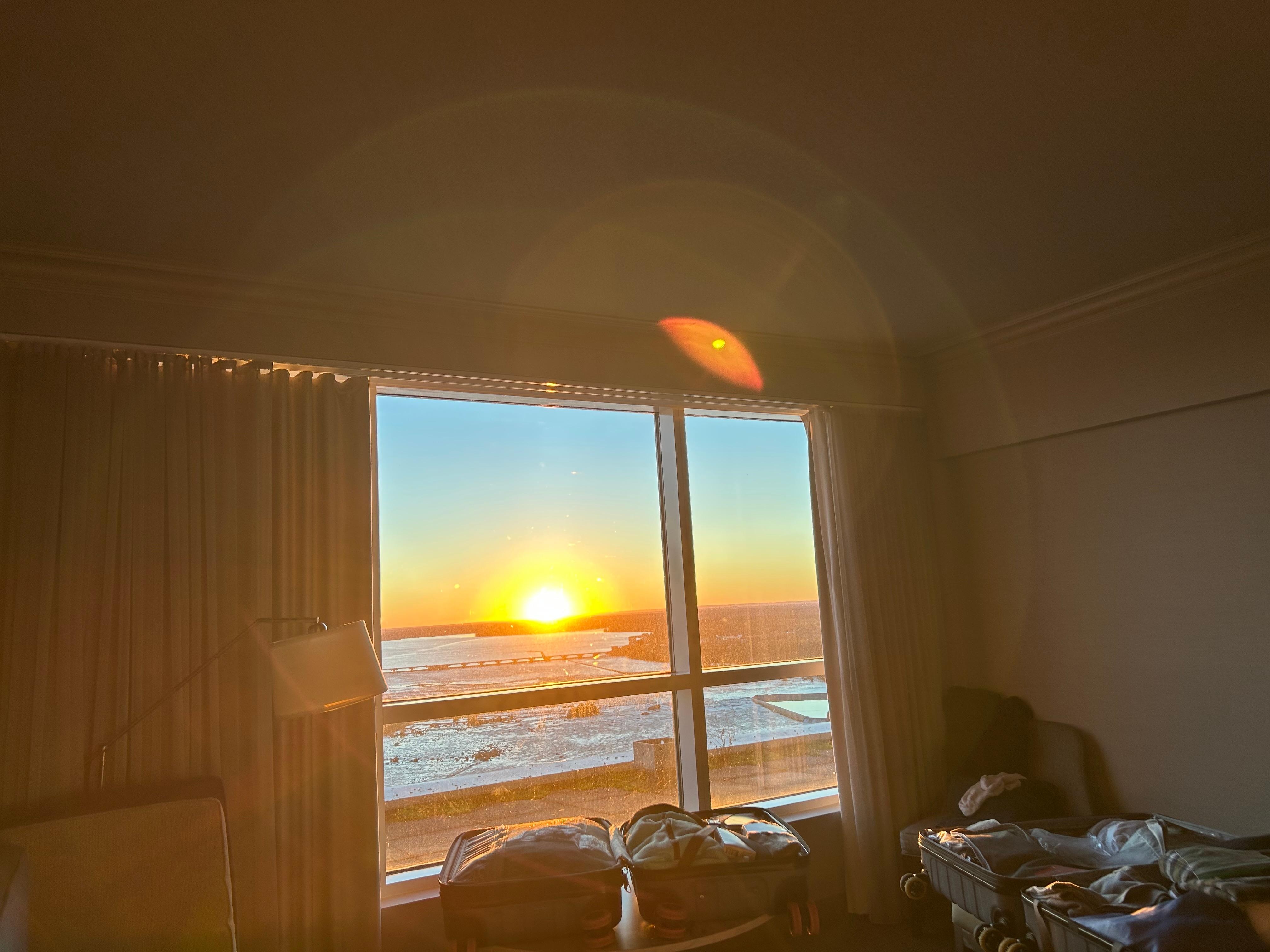 Daily Sunrise (view from the bed)