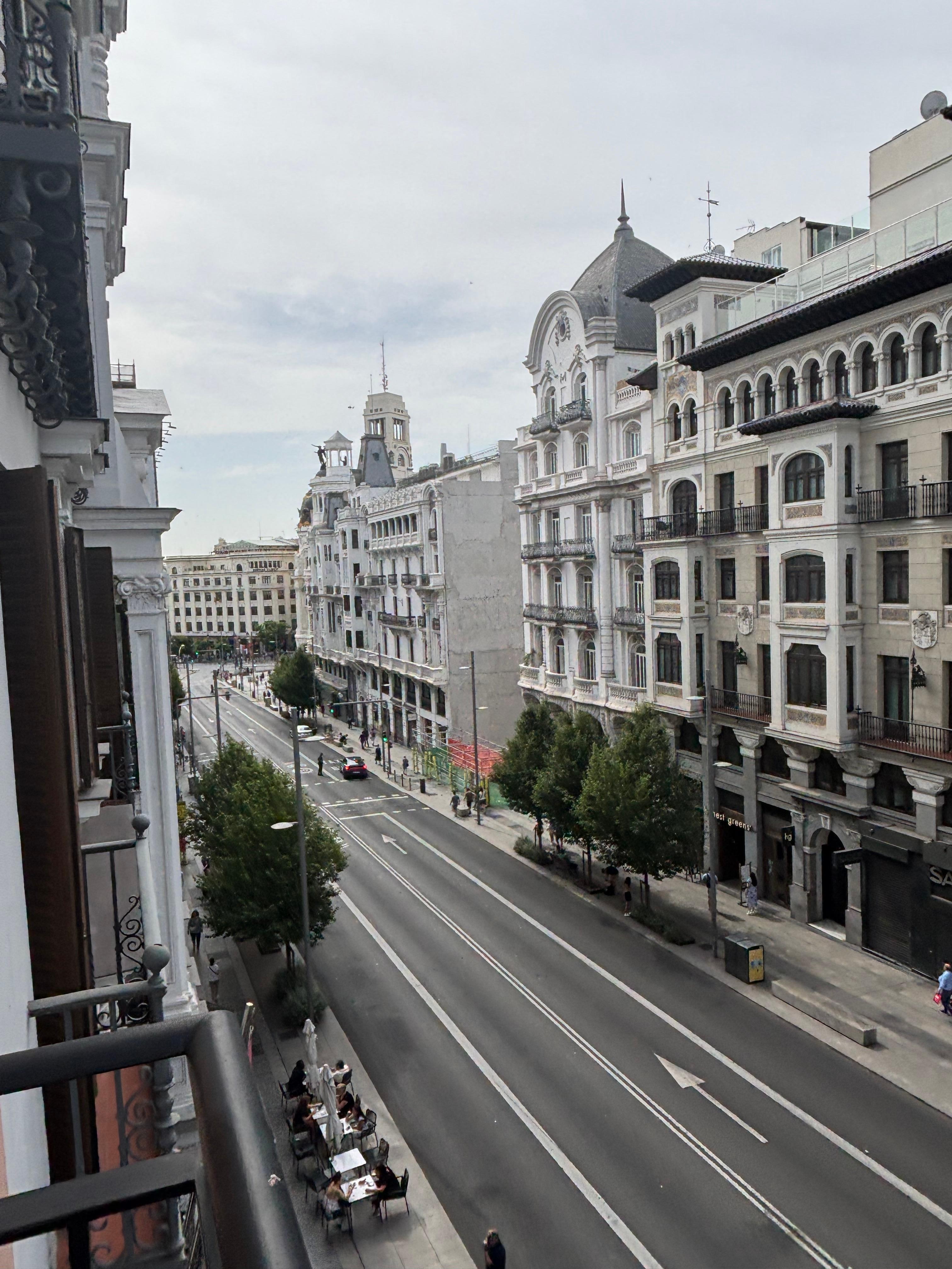 view from balcony