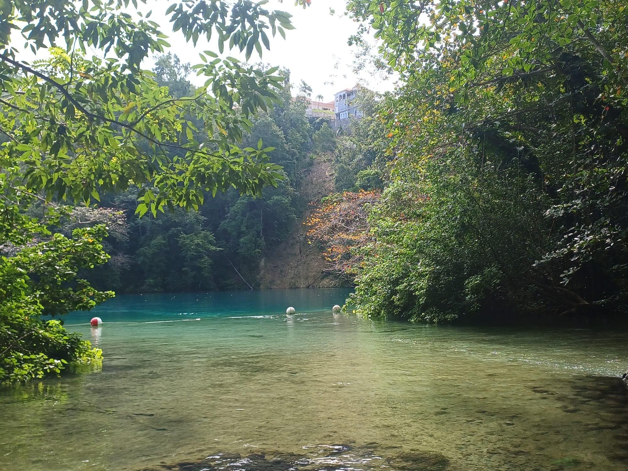 View of hotel from Blue Lagoon