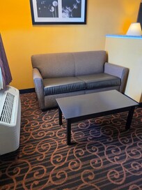 The reception/small living room.