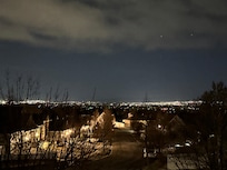 Stunning city views from the balcony as well!