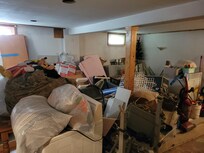 Basement attempt to reach washer/dryer