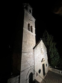 View from room church bell goes from 6am